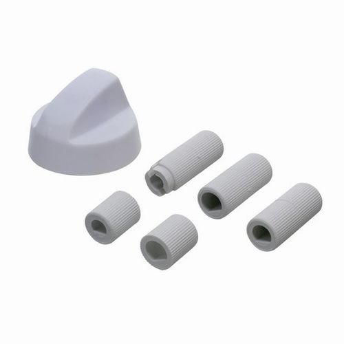 Universal White Oven Knob With Five Adapters